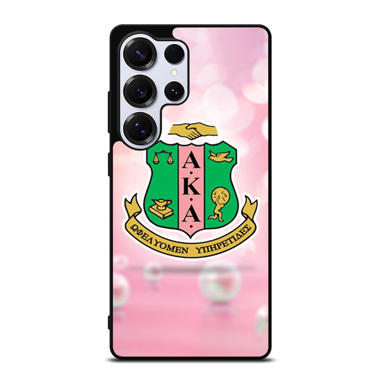 AKA PINK AND GREEN LOGO 2 Samsung Galaxy S25 Ultra Case Cover