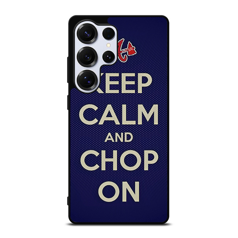 ATLANTA BRAVES CHOP ON BASEBALL Samsung Galaxy S25 Ultra Case Cover