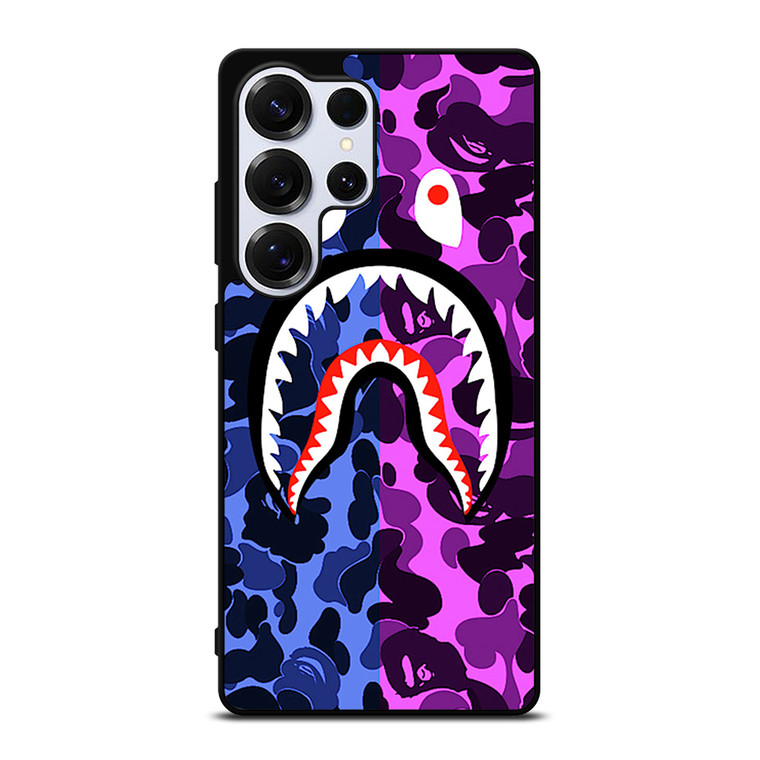BAPE CAMO LOGO BLUE PURPLE Samsung Galaxy S25 Ultra Case Cover BAPE CAMO LOGO BLUE PURPLE Samsung Galaxy S25 Ultra Case Cover