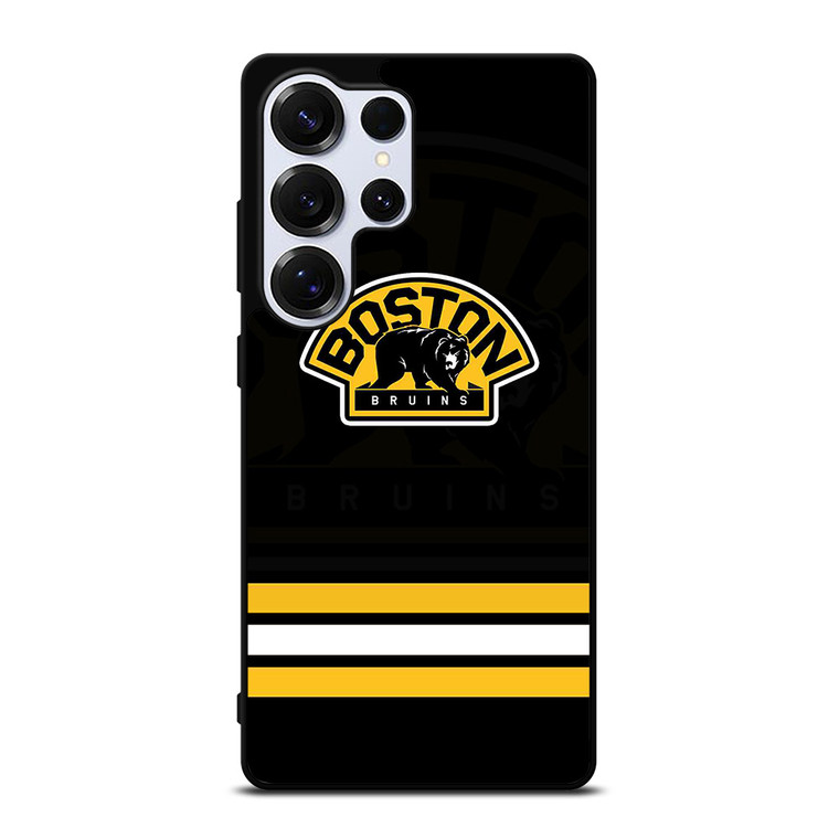 BOSTON BRUINS LOGO STRIPED Samsung Galaxy S25 Ultra Case Cover