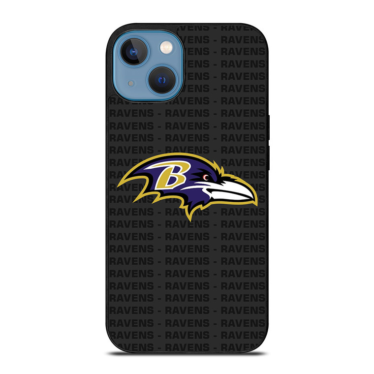 BALTIMORE RAVENS FOOTBALL TEXT iPhone 13 Case Cover