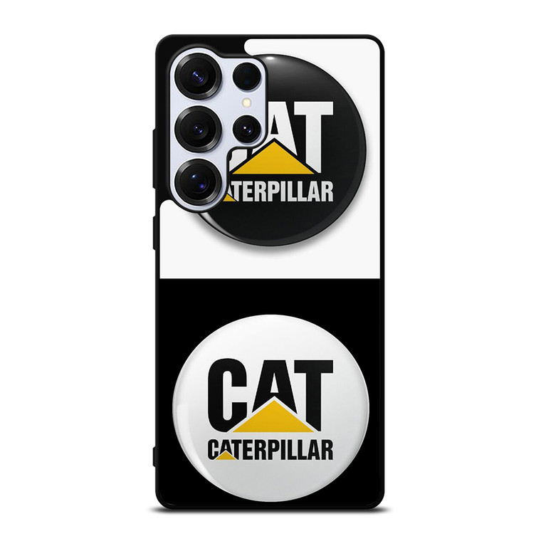 CAT CATERPILLAR WHITE BLACK Samsung Galaxy S25 Ultra Case Cover CAT CATERPILLAR WHITE BLACK Samsung Galaxy S25 Ultra Case Cover