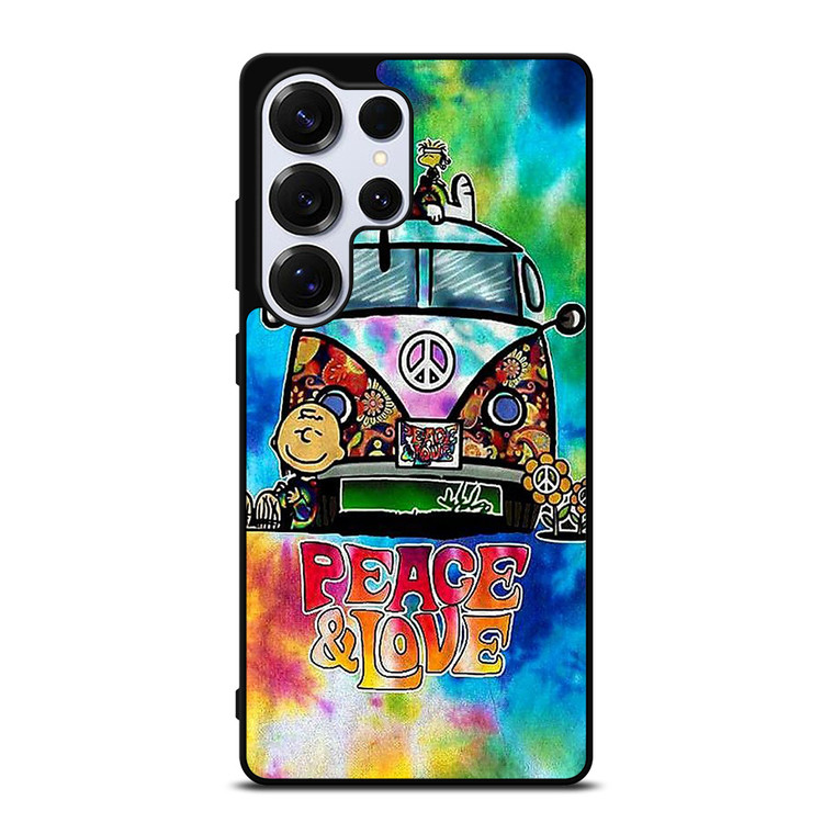 CHARLIE BROWN PEANUTS PEACE LOVE Samsung Galaxy S25 Ultra Case Cover