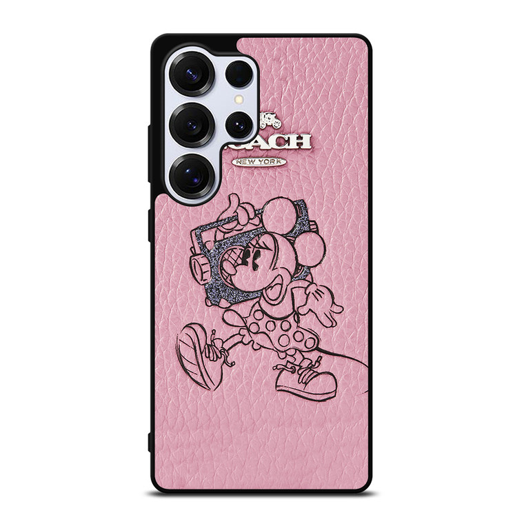 COACH MINNIE MOUSE PINK Samsung Galaxy S25 Ultra Case Cover