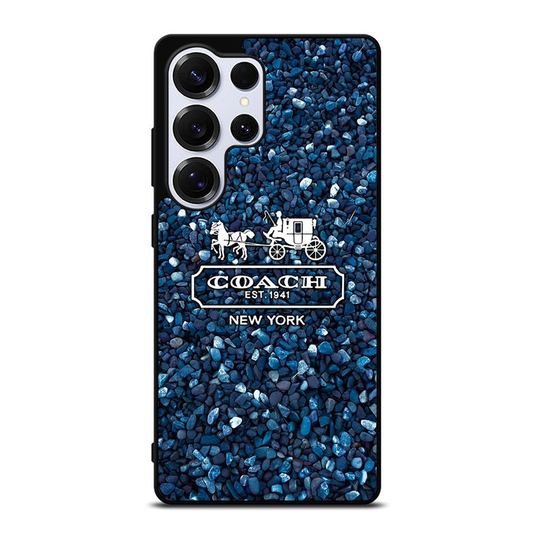 COACH NEW YORK BLUE STONE Samsung Galaxy S25 Ultra Case Cover COACH NEW YORK BLUE STONE Samsung Galaxy S25 Ultra Case Cover
