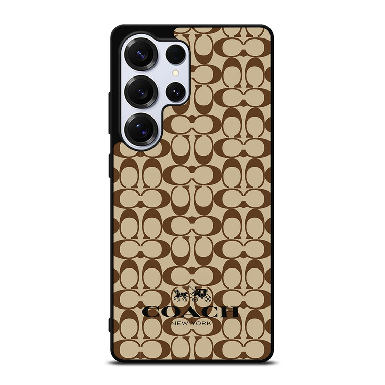 COACH NEW YORK BROWN Samsung Galaxy S25 Ultra Case Cover