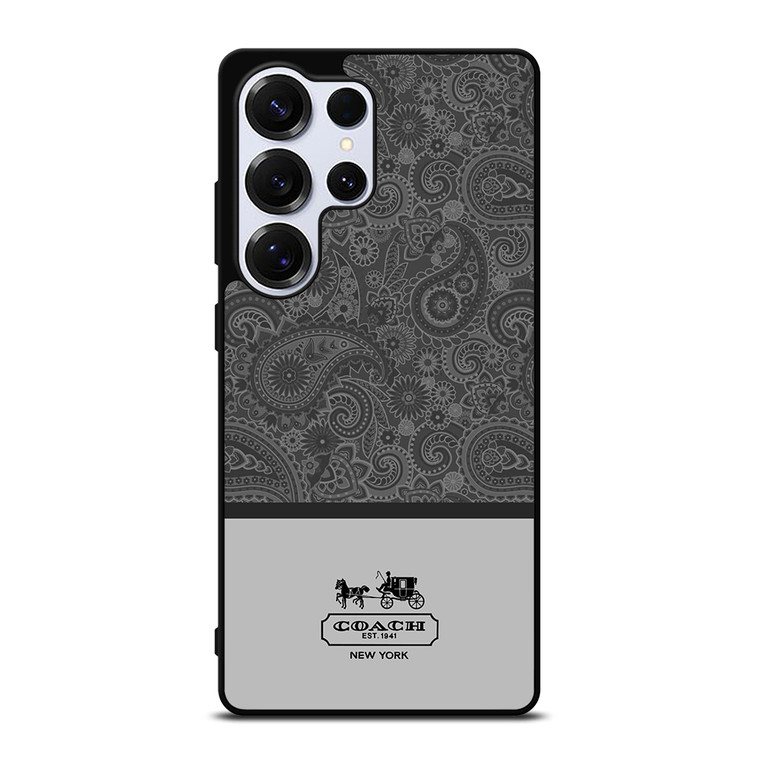 COACH NEW YORK GREY BATIK Samsung Galaxy S25 Ultra Case Cover