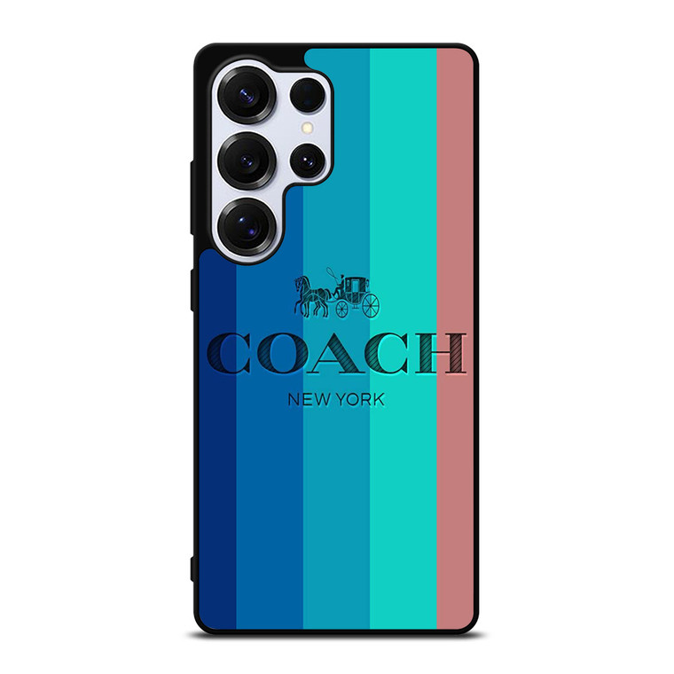 COACH NEW YORK STRIPES Samsung Galaxy S25 Ultra Case Cover