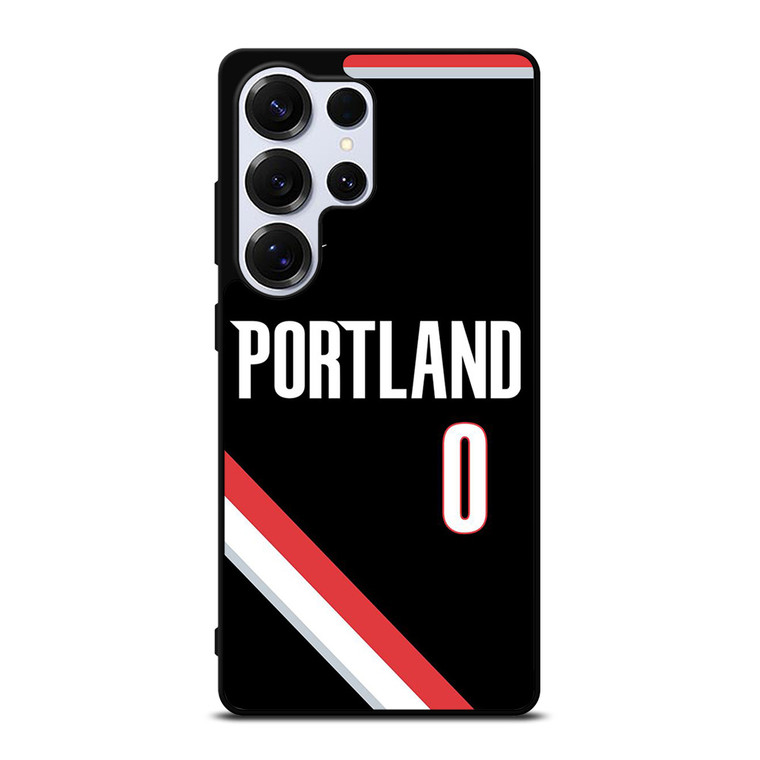 DAMIAN LILLARD PORTLAND TRAIL BLAZERS BLACK Samsung Galaxy S25 Ultra Case Cover