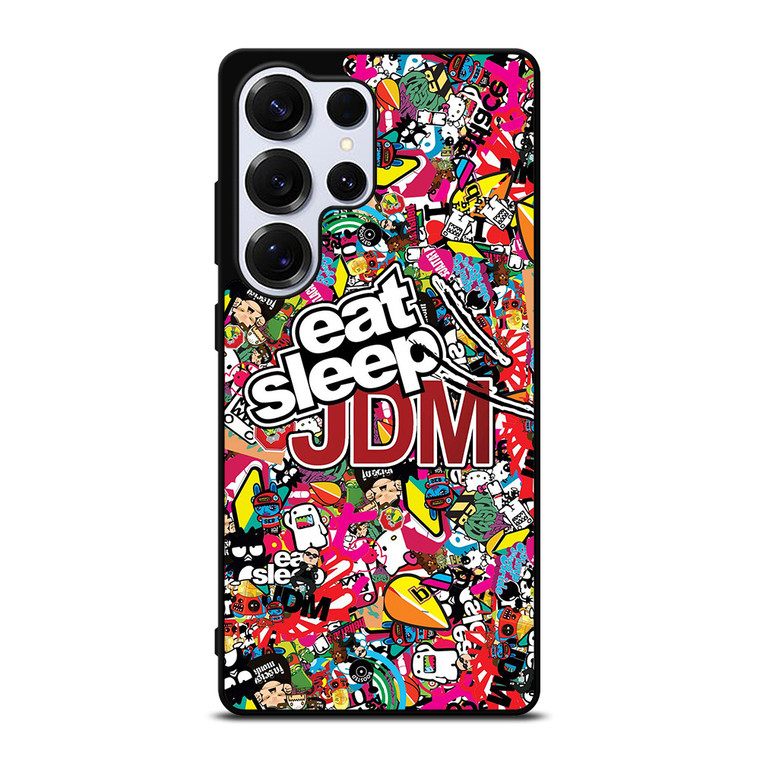 EAT SLEEP JDM STICKERS Samsung Galaxy S25 Ultra Case Cover