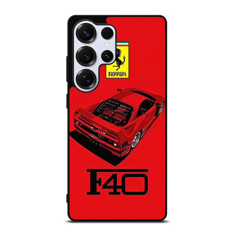 FERRARI F40 SUPERCAR LOGO Samsung Galaxy S25 Ultra Case Cover