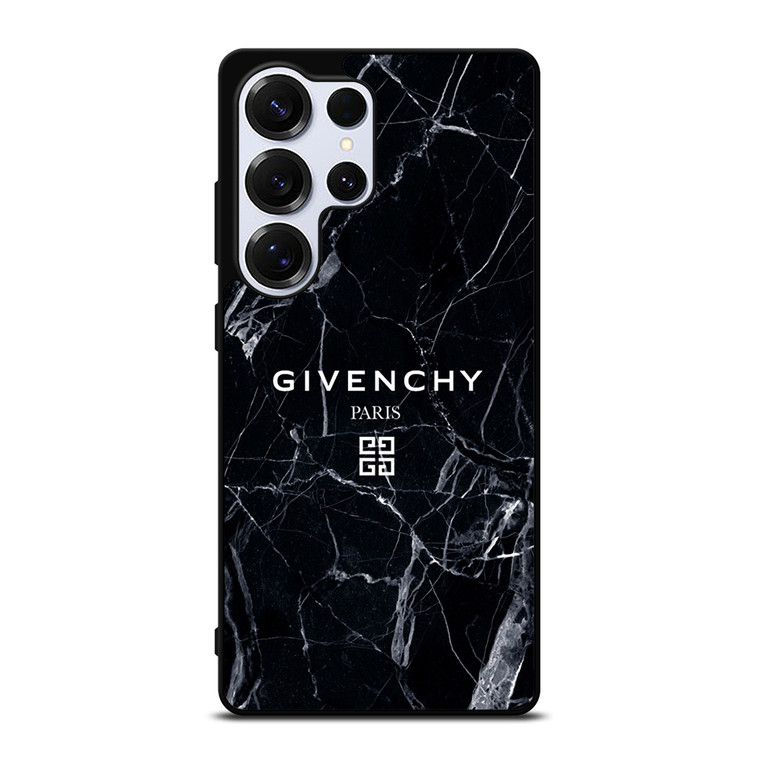 GIVENCHY PARIS MARBLE BLACK Samsung Galaxy S25 Ultra Case Cover