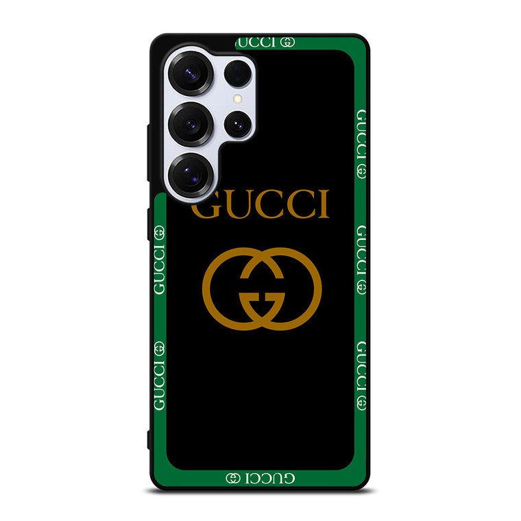 GUCCI ROUND BLACK Samsung Galaxy S25 Ultra Case Cover