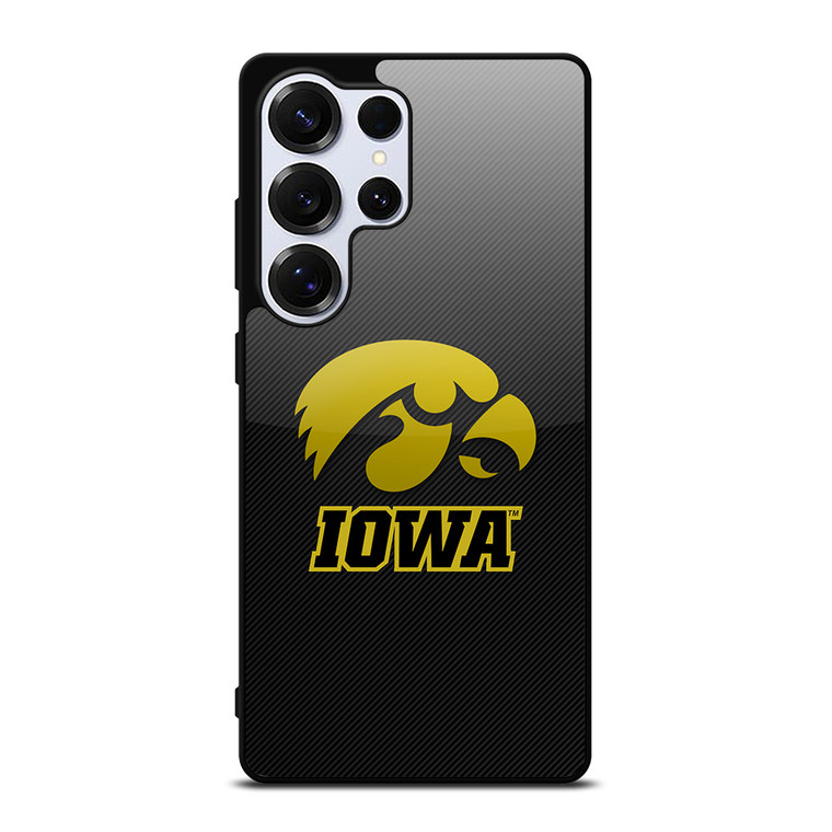 IOWA HAWKEYES CARBON Samsung Galaxy S25 Ultra Case Cover