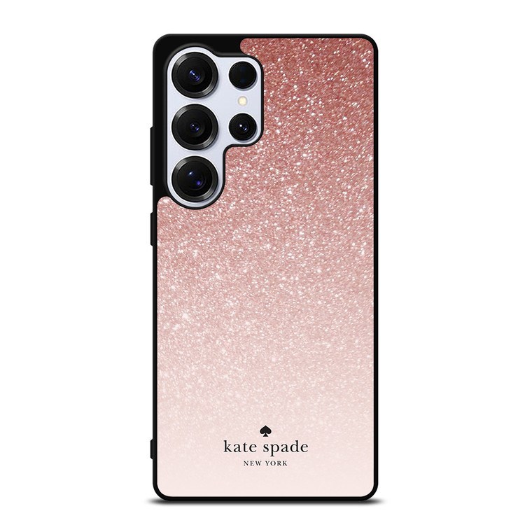 KATE SPADE NEW YORK ROSE WHITE GLITTER Samsung Galaxy S25 Ultra Case Cover