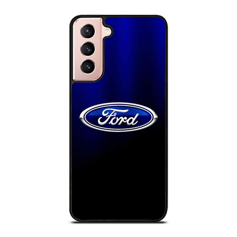 FORD CAR BLUE LOGO Samsung Galaxy S21 Case Cover