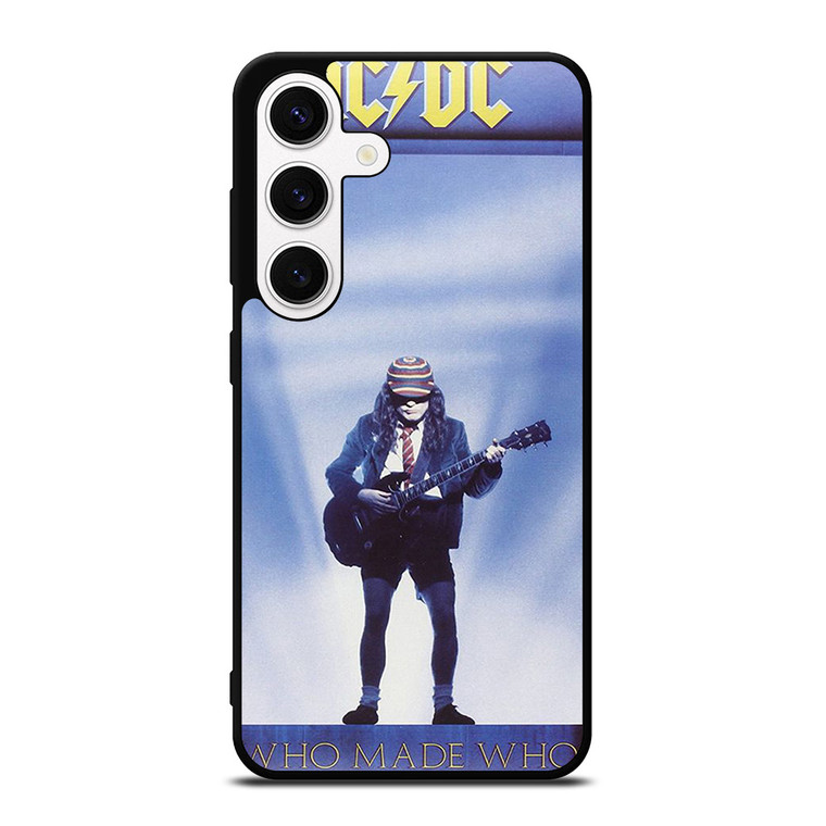 ACDC WHO MADE WHO ALBUM COVER Samsung Galaxy S24 Case Cover ACDC WHO MADE WHO ALBUM COVER Samsung Galaxy S24 Case Cover