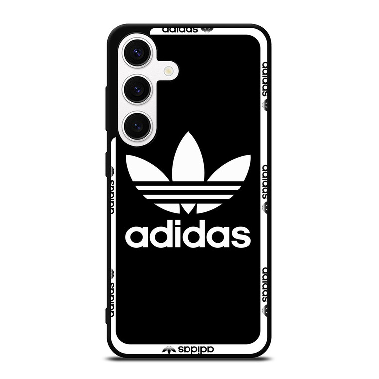 ADIDAS TREFOIL ROUND BLACK Samsung Galaxy S24 Case Cover