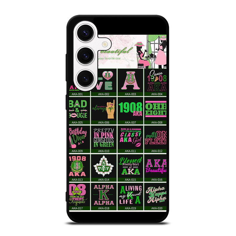 AKA PINK COLLAGE Samsung Galaxy S24 Case Cover