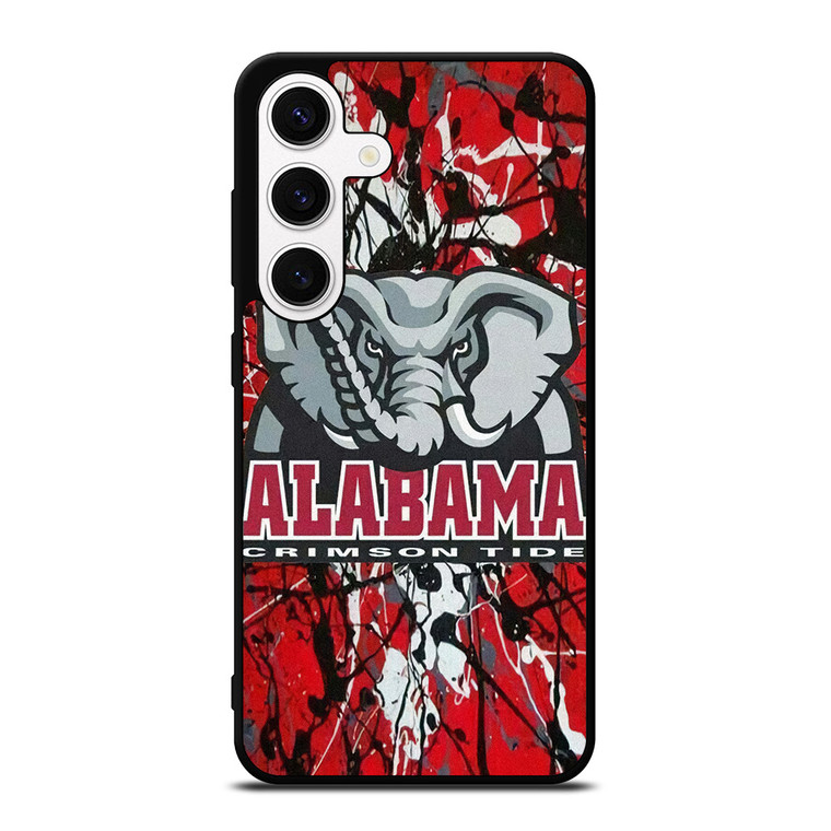 ALABAMA CRIMSON TIDE SPLASHED LOGO Samsung Galaxy S24 Case Cover