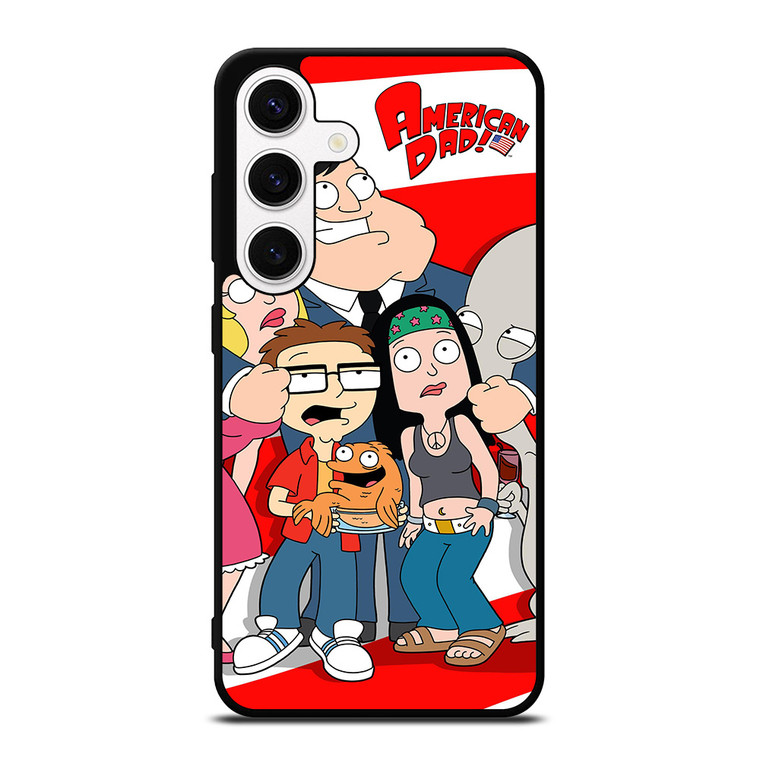 AMERICAN DAD USA FLAG Samsung Galaxy S24 Case Cover AMERICAN DAD USA FLAG Samsung Galaxy S24 Case Cover