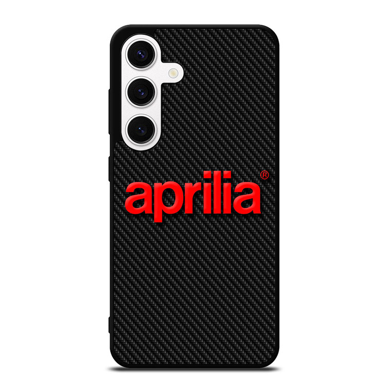 APRILIA MOTOR CARBON LOGO Samsung Galaxy S24 Case Cover