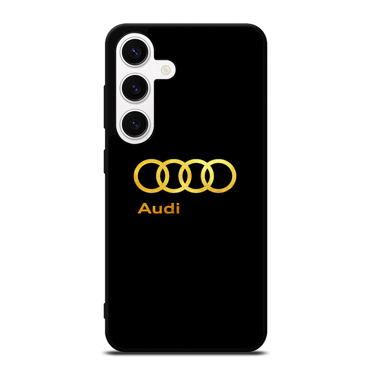 AUDI CAR GOLD LOGO Samsung Galaxy S24 Case Cover