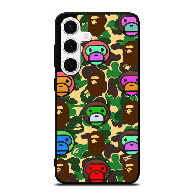 BAPE BABY MILO CAMO Samsung Galaxy S24 Case Cover BAPE BABY MILO CAMO Samsung Galaxy S24 Case Cover