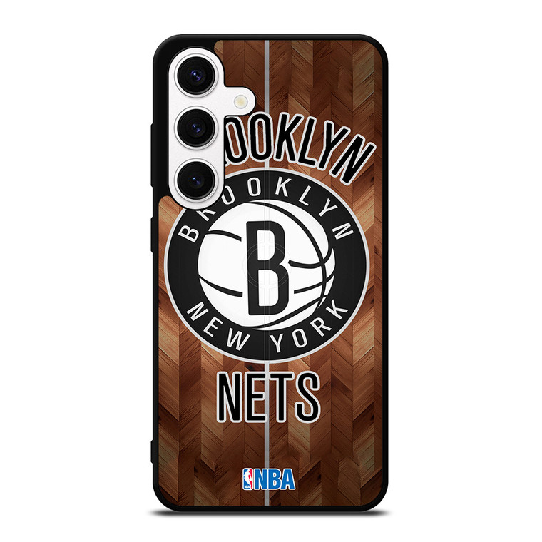 BROOKLYN NETS WOODEN LOGO Samsung Galaxy S24 Case Cover