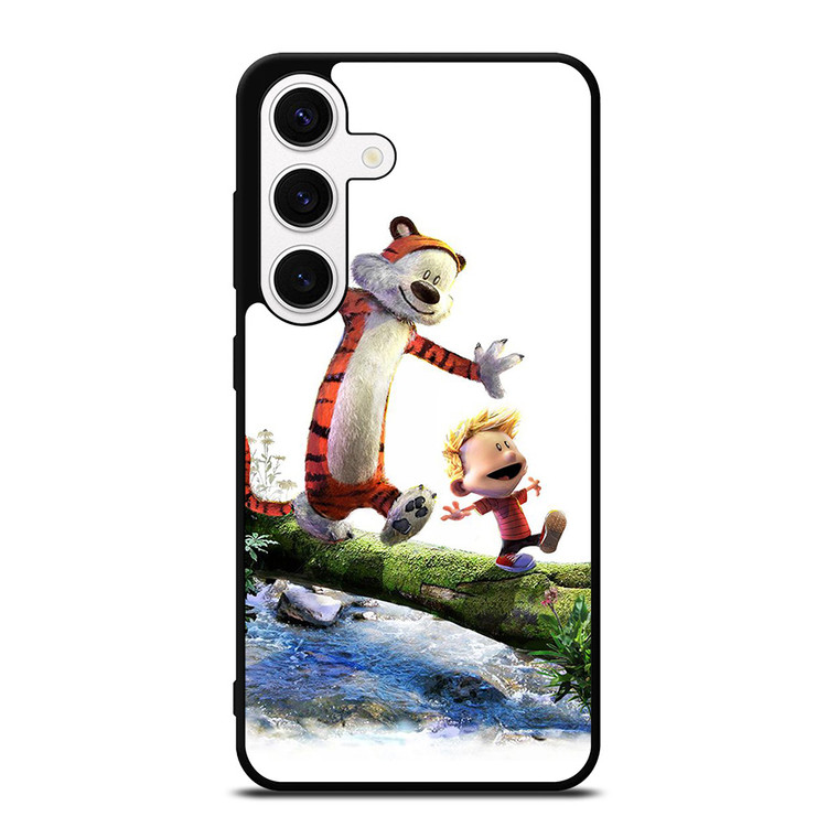 CALVIN AND HOBBES RIVER WOOD Samsung Galaxy S24 Case Cover CALVIN AND HOBBES RIVER WOOD Samsung Galaxy S24 Case Cover