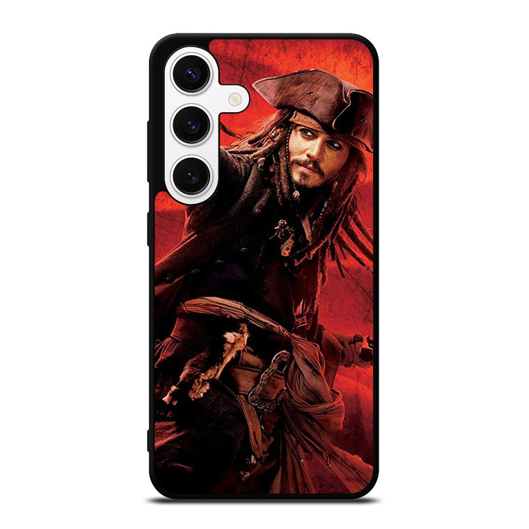 CAPTAIN JACK PIRATES OF THE CARIBBEAN POSTER Samsung Galaxy S24 Case Cover