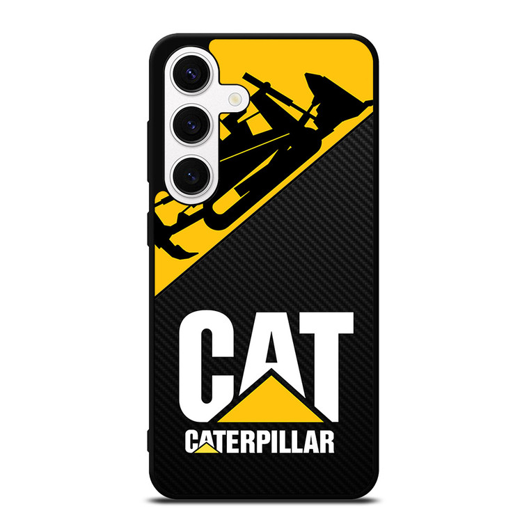 CATERPILLAR CAT BULLDOZER CARBON Samsung Galaxy S24 Case Cover