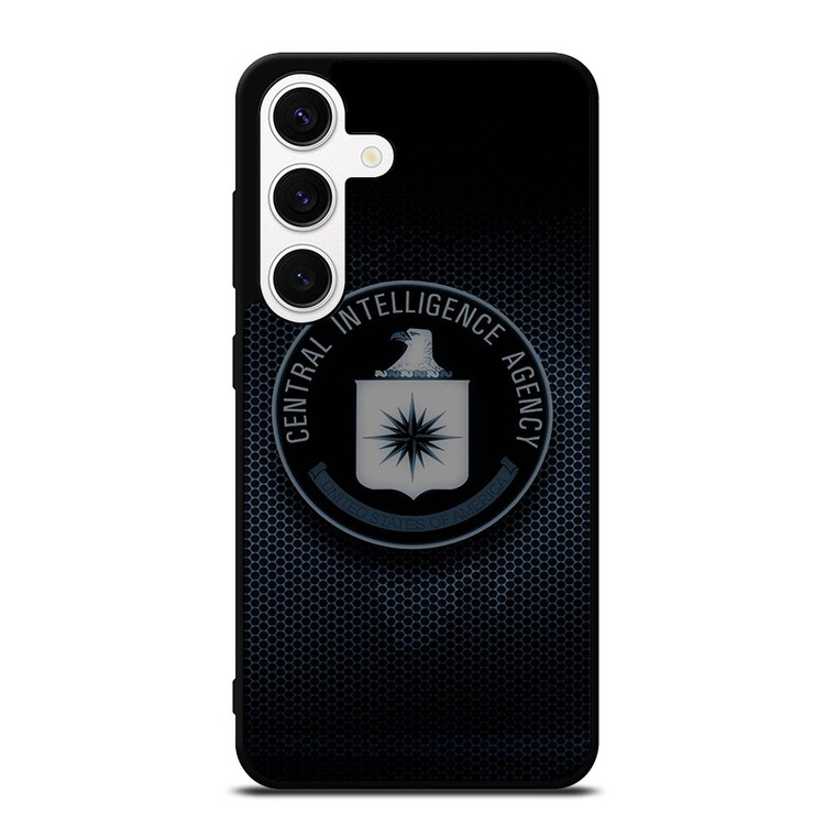 CIA CENTRAL INTELLIGENCE AGENCY METAL LOGO Samsung Galaxy S24 Case Cover