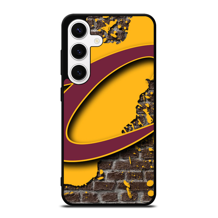 CLEVELAND CAVALIERS WALL SPLASH Samsung Galaxy S24 Case Cover