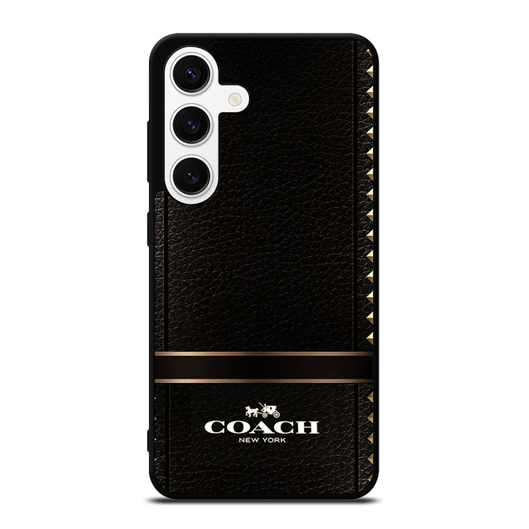 COACH BELT TEXTURE Samsung Galaxy S24 Case Cover COACH BELT TEXTURE Samsung Galaxy S24 Case Cover