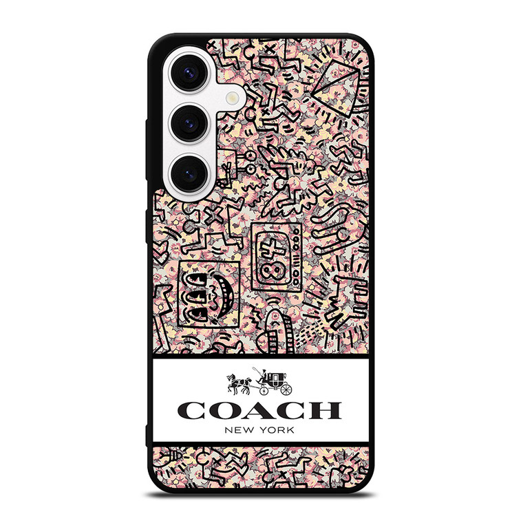 COACH NEW YORK ABSTRACK Samsung Galaxy S24 Case Cover