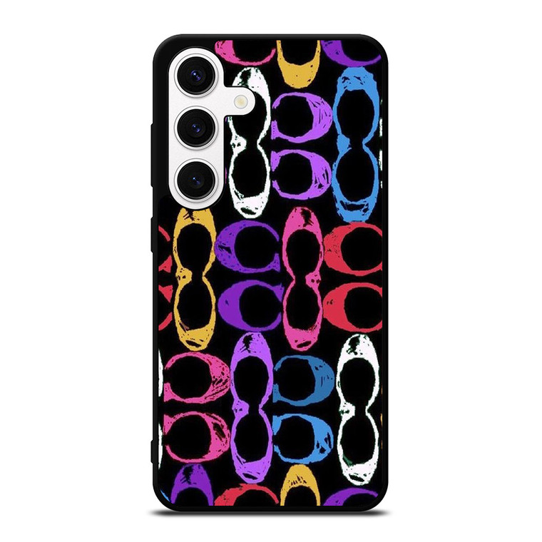 COACH NEW YORK ART LOGO Samsung Galaxy S24 Case Cover