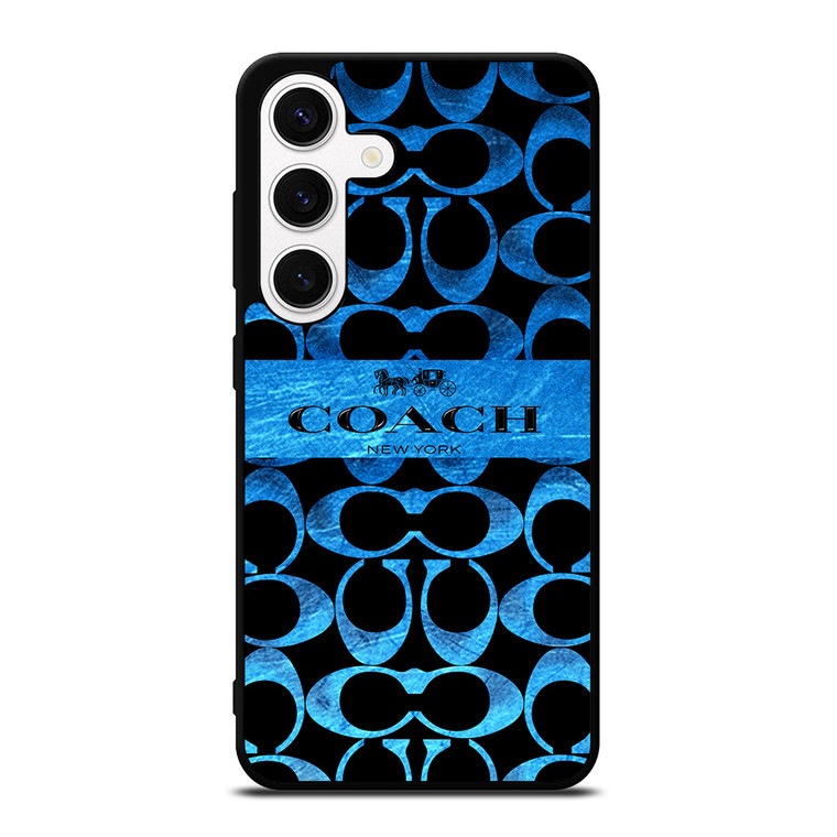 COACH NEW YORK BLUE 2 Samsung Galaxy S24 Case Cover