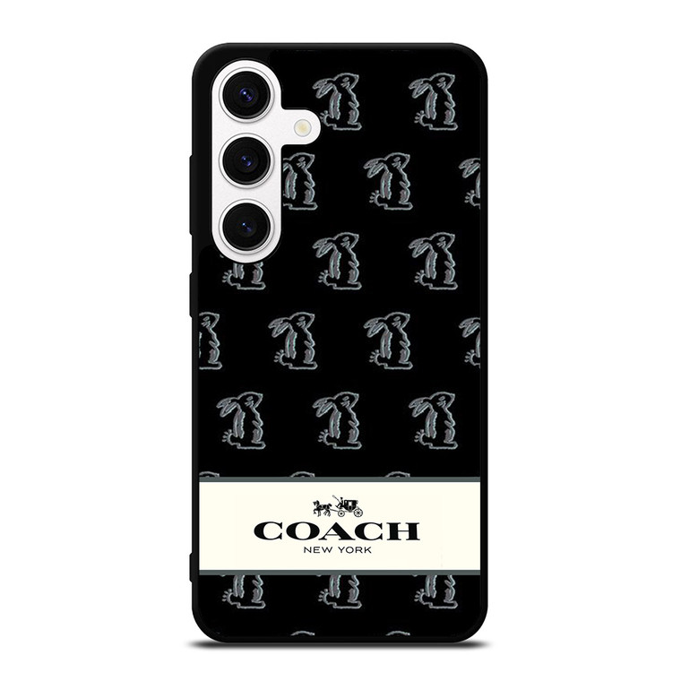 COACH NEW YORK BUNNY Samsung Galaxy S24 Case Cover COACH NEW YORK BUNNY Samsung Galaxy S24 Case Cover