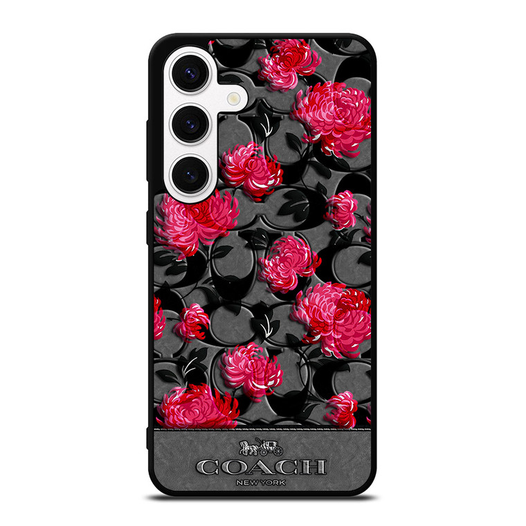 COACH NEW YORK FLOWER 3 Samsung Galaxy S24 Case Cover COACH NEW YORK FLOWER 3 Samsung Galaxy S24 Case Cover