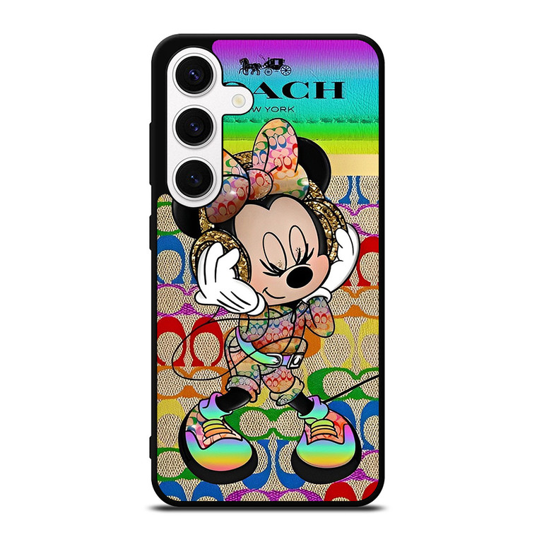 COACH RAINBOW MICKEY Samsung Galaxy S24 Case Cover