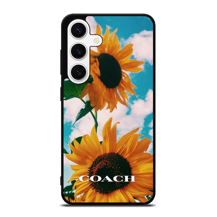 COACH SUNFLOWER Samsung Galaxy S24 Case Cover