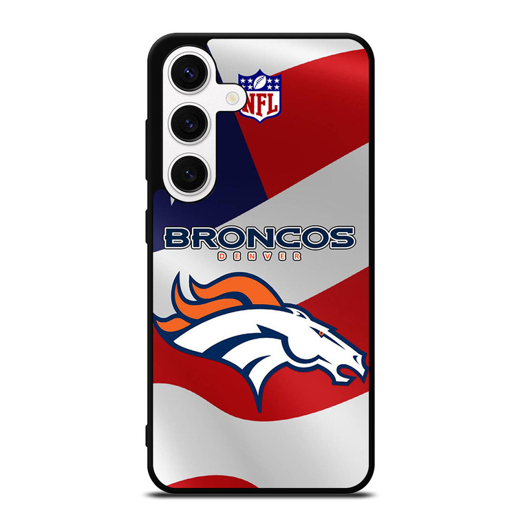 DENVER BRONCOS LOGO FOOTBALL Samsung Galaxy S24 Case Cover