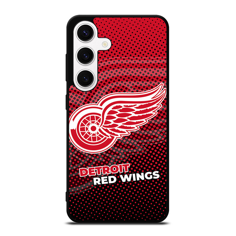 DETROIT RED WINGS HALFTONE EFFECT Samsung Galaxy S24 Case Cover