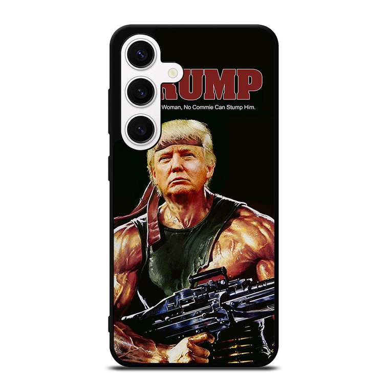 DONALD TRUMP RAMBO Samsung Galaxy S24 Case Cover