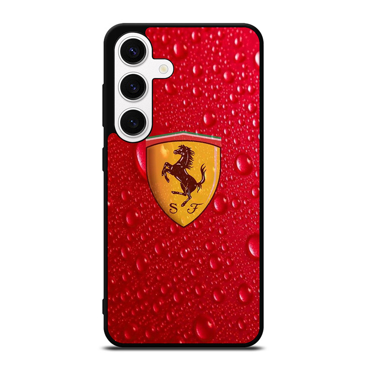 FERRARI DROP WATER RED Samsung Galaxy S24 Case Cover