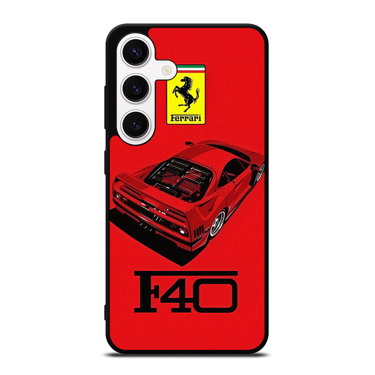 FERRARI F40 SUPERCAR LOGO Samsung Galaxy S24 Case Cover