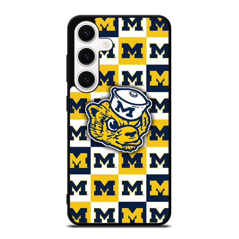 FOOTBALL MASCOT MICHIGAN WOLVERINES Samsung Galaxy S24 Case Cover