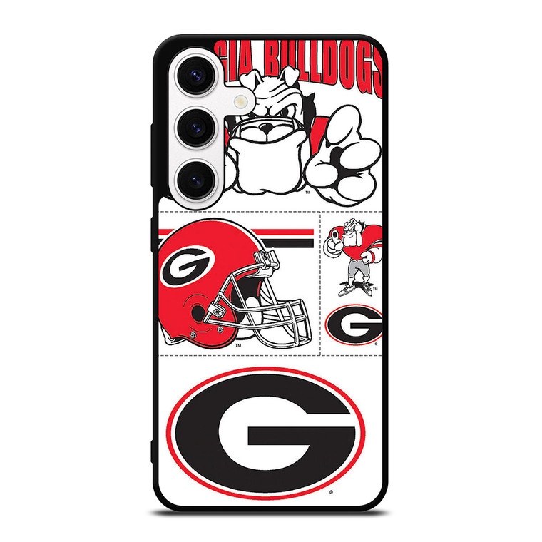 GEORGIA BULLDOGS STICKER COLLECTION Samsung Galaxy S24 Case Cover