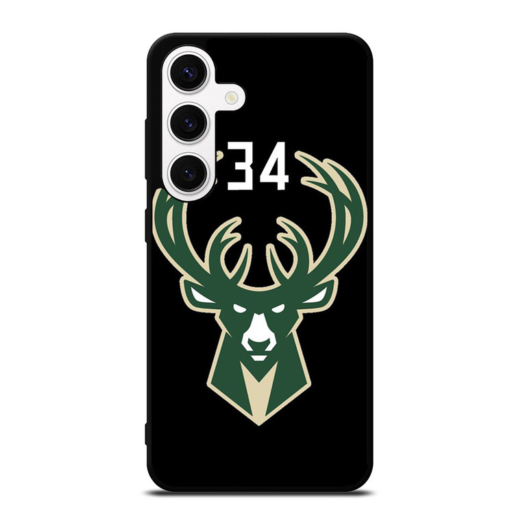 GIANNIS ANTETOKOUNMPO MILWAUKEE BUCKS LOGO Samsung Galaxy S24 Case Cover